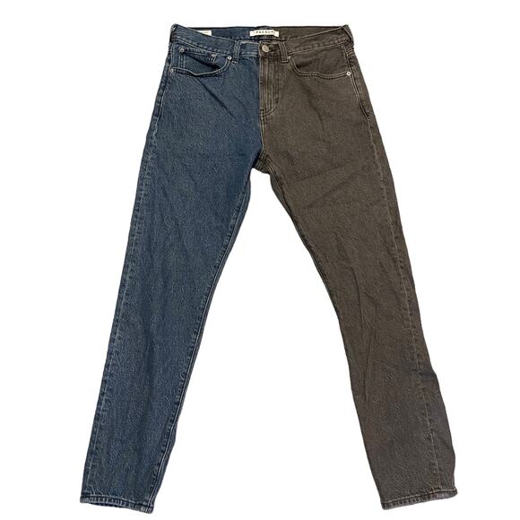 PacSun Blue Black 2 Tone Slim Taper Denim Jeans Size 31x32 - Picture 1 of 2